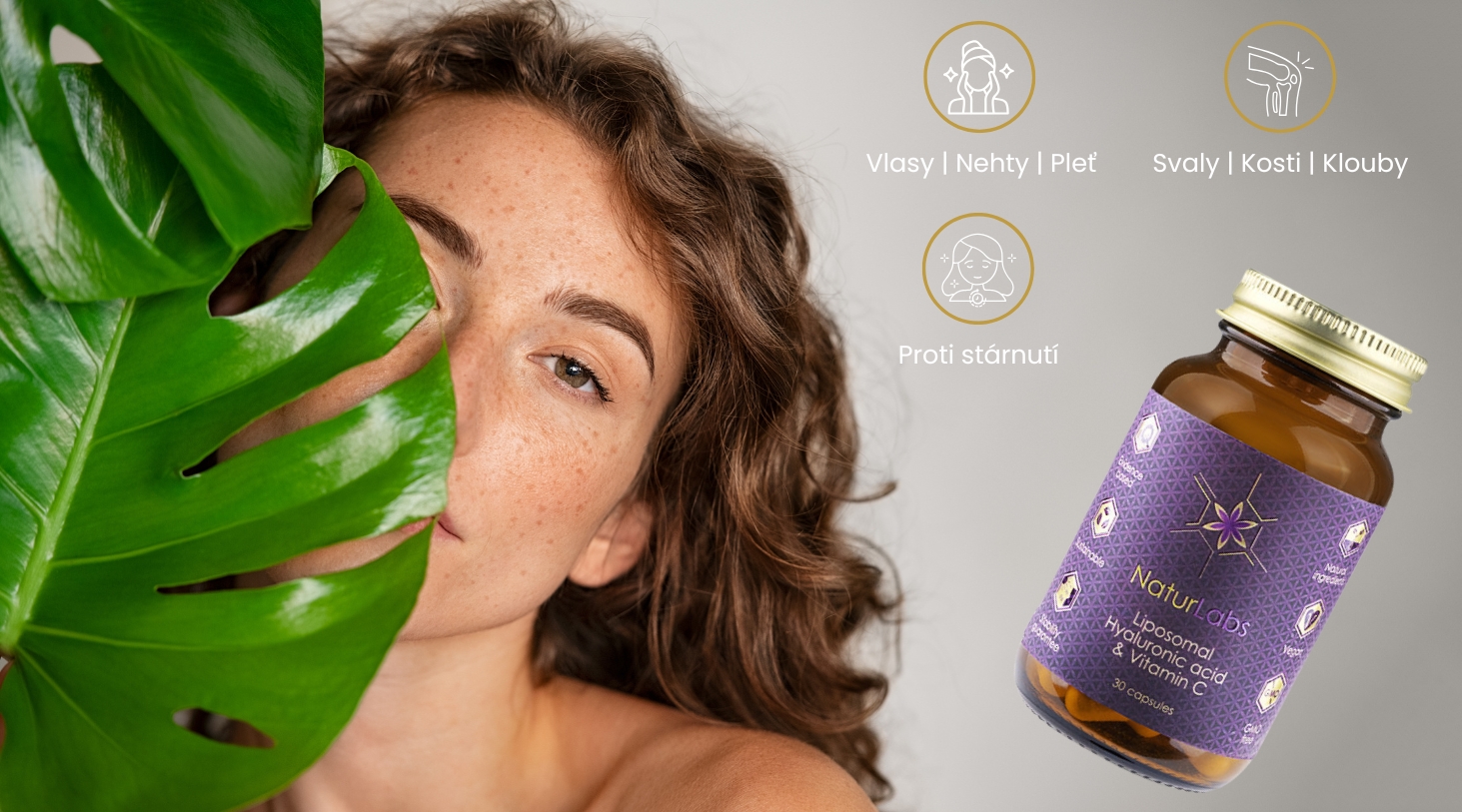 Kyselina hyaluronová + Vitamin C liposomální